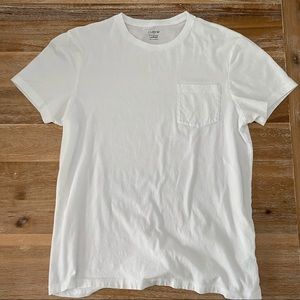 J. Crew Factory - White Pocket T Shirt - Large